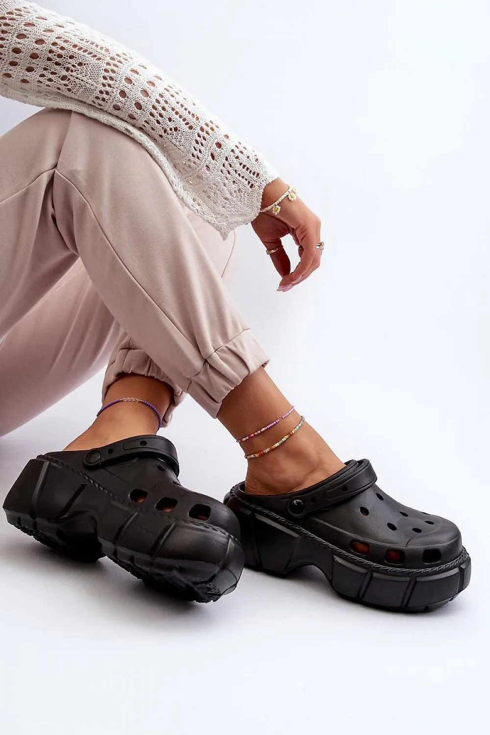 TEEK - Womens Chunk Switch Mule Sandals