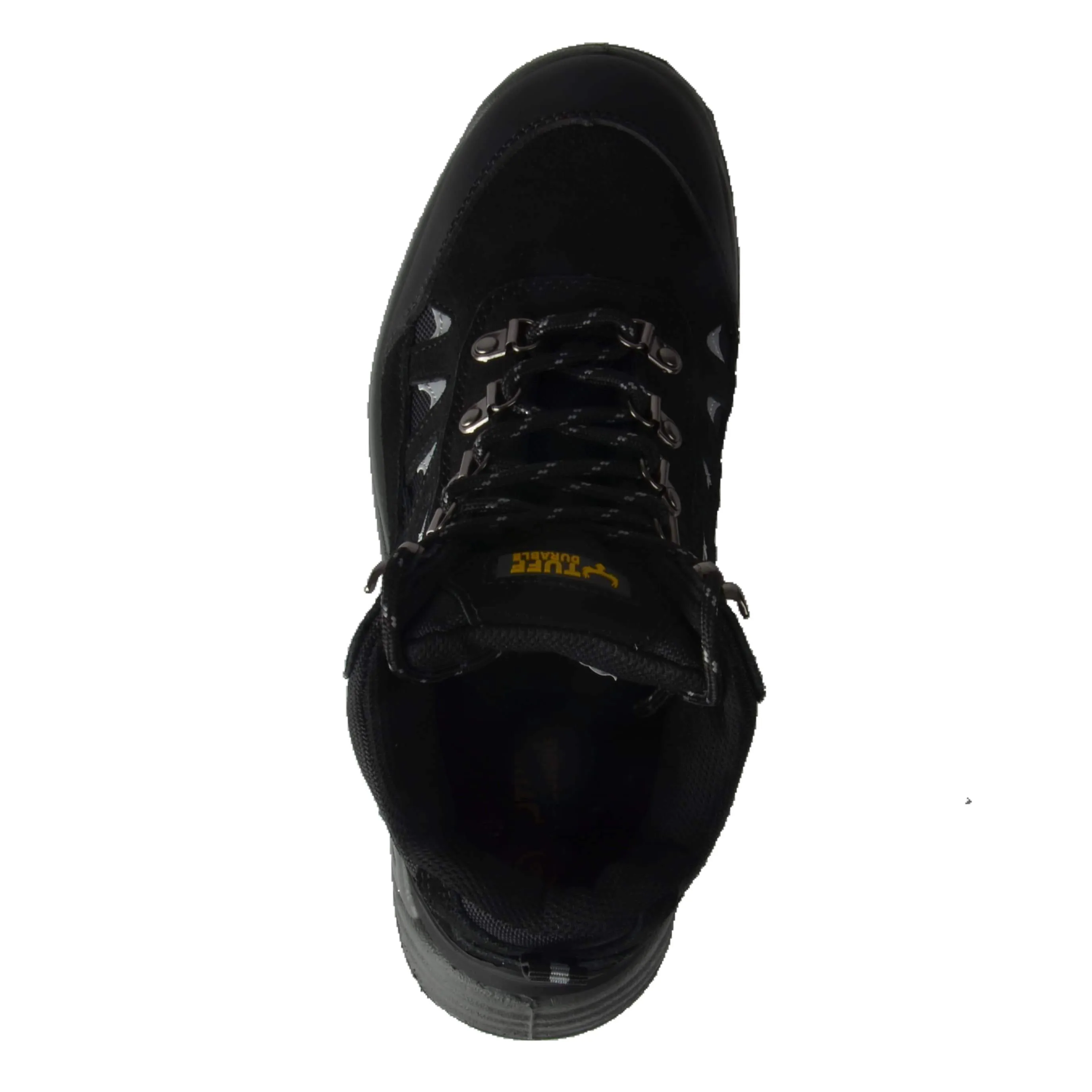 Tuff & Durable® - High Cut Work Shoes with Steel Toe & Plate | Black