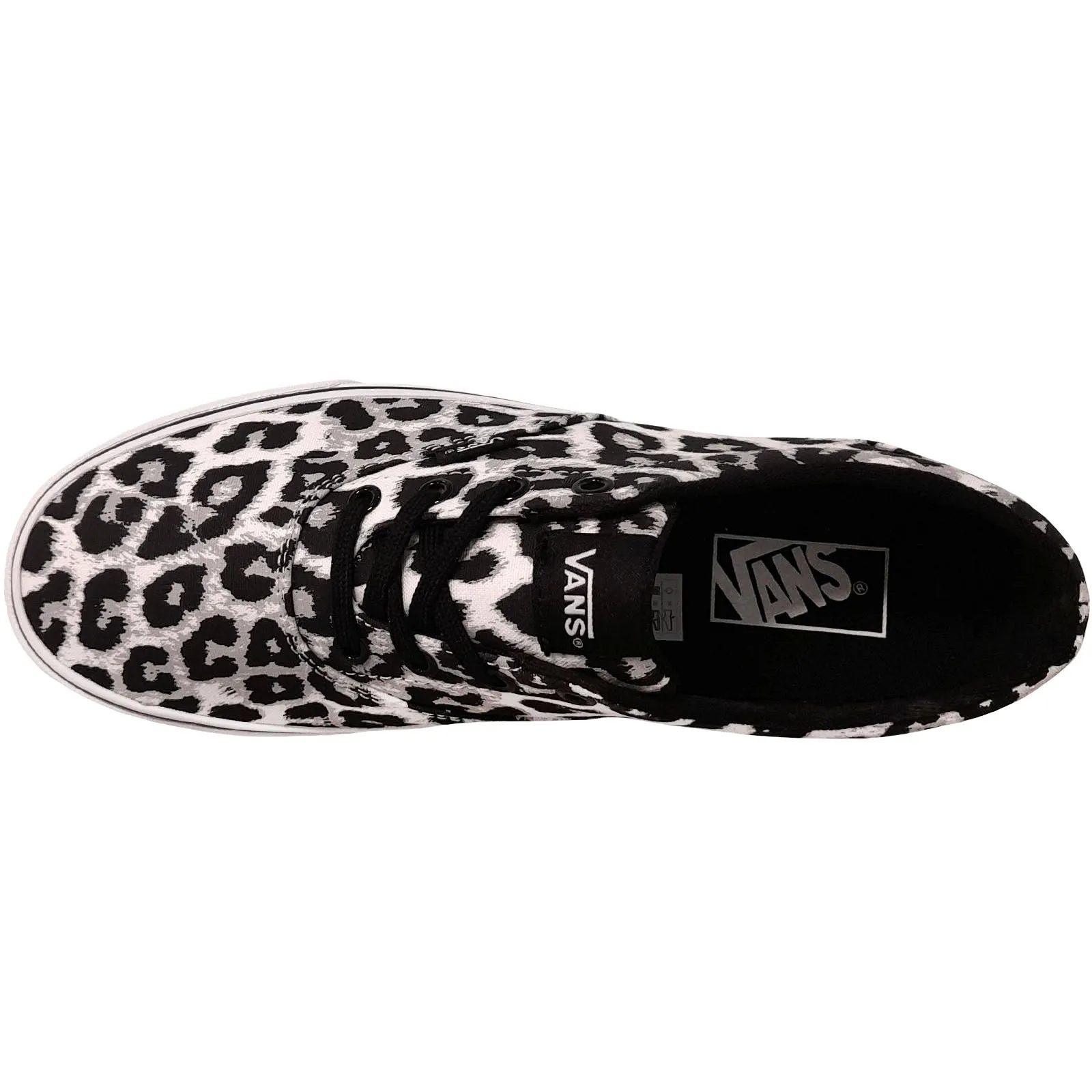 Vans Womens Doheny Allover Animal Print Trainers - Snow Leopard