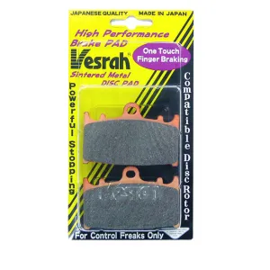 VD167JL Sintered Metal Disc Pads (Rear MW125 Tricity) Vesrah. Alt: SD167