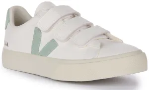 Veja Recife Chromfre In White Green For Women