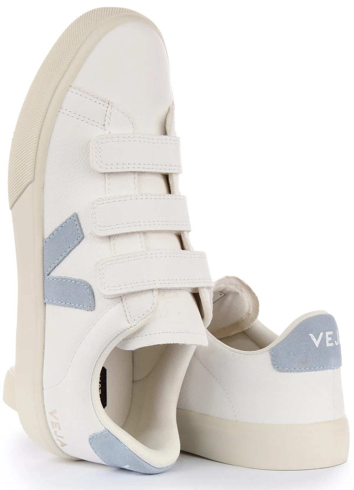 Veja Recife Chromfree Trainers In White Blue For Men