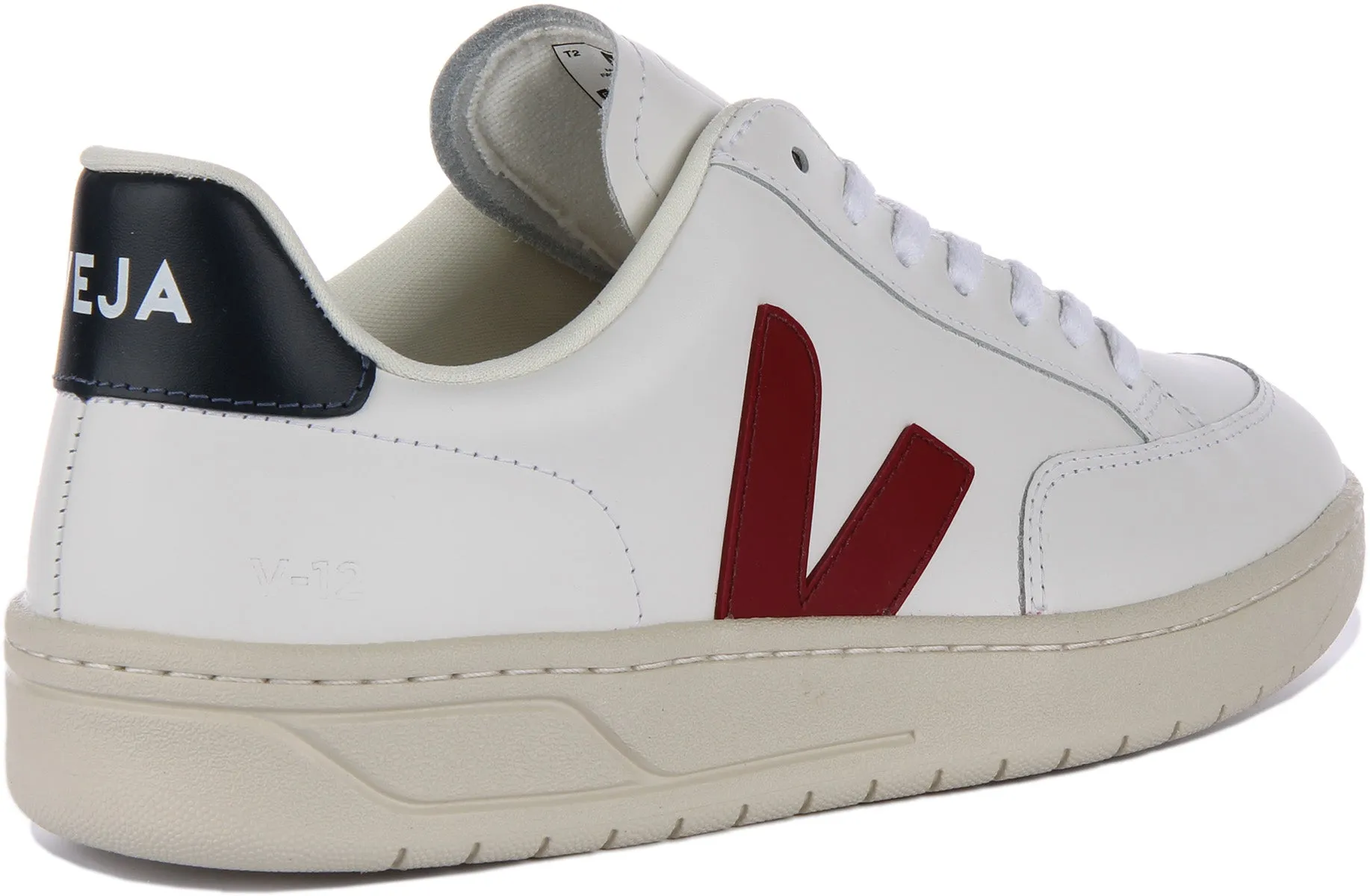 Veja V 12 Leather In White Multi For Men