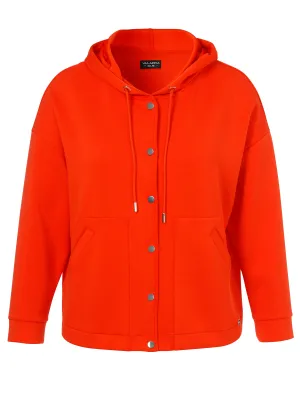 Via Appia Due Hooded Jacket in Orange