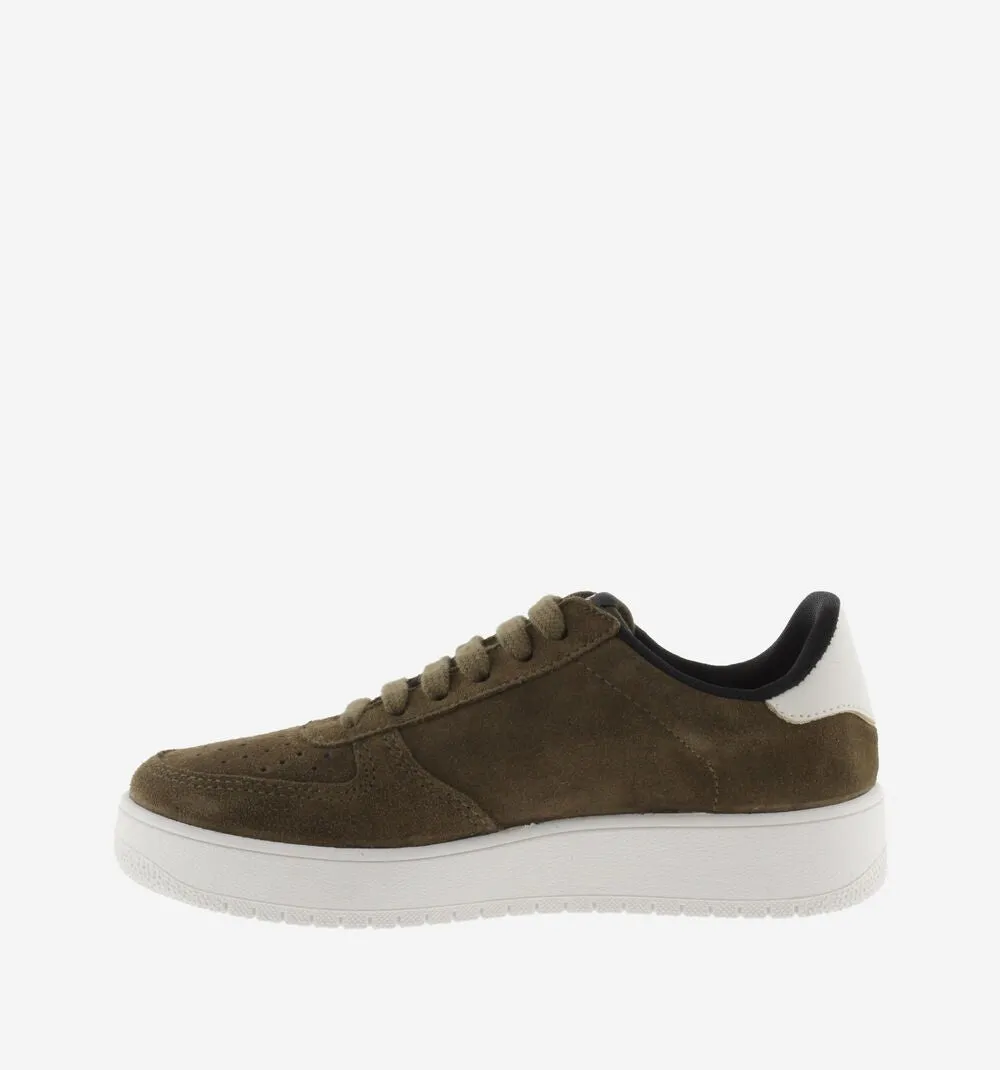 VICTORIA MADRID - split leather trainers