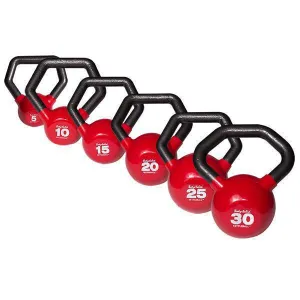 Vinyl Dipped Kettlebell Set 5-50 Lbs.