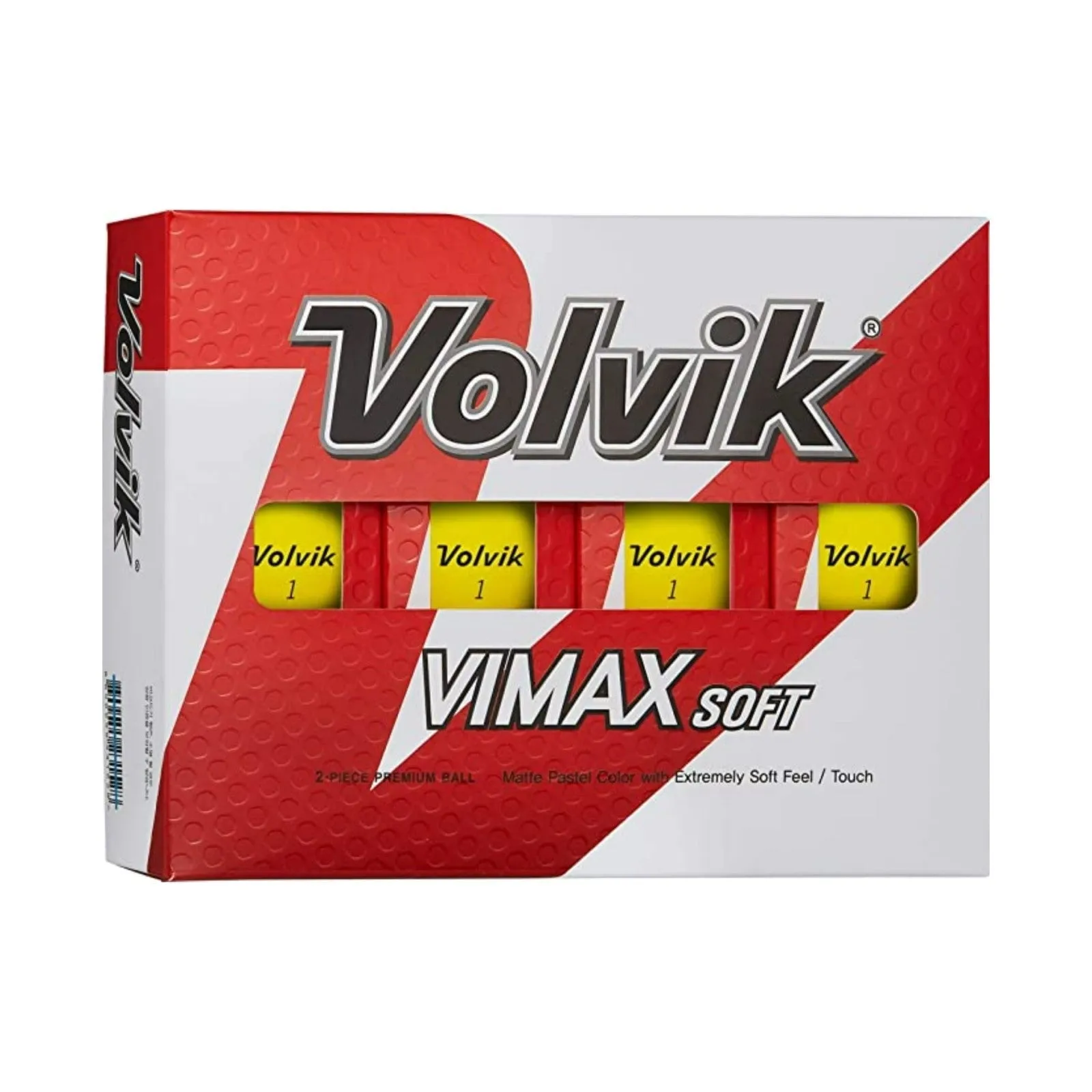 Volvik Vimax Soft Golf Balls Matte Red 12pk