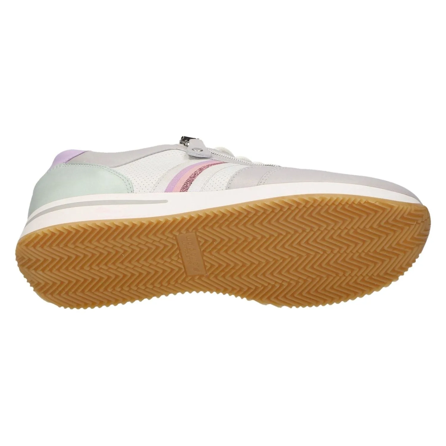 Waldlaufer Womens Trainer H-Agnes Pearl/White/Lavender