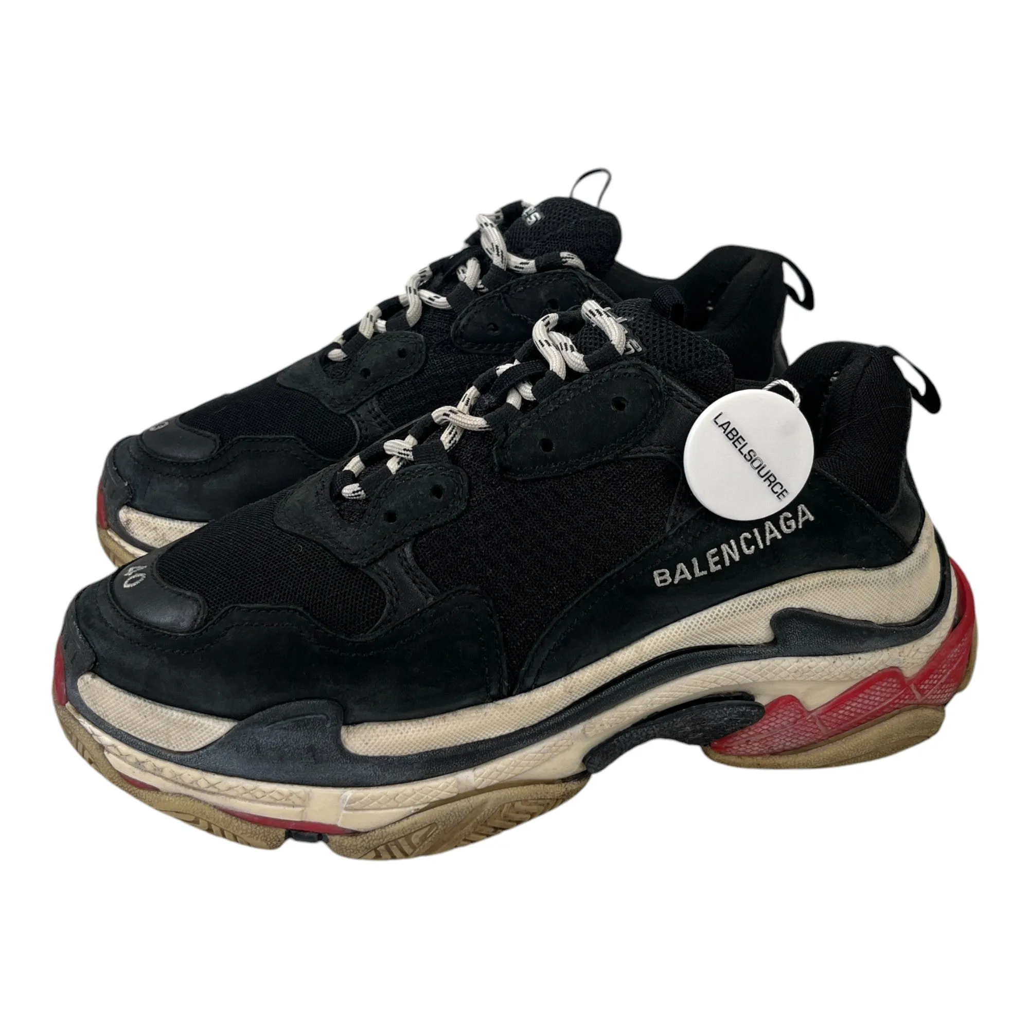 Women's Triple S Low Trainers Black Size EU 40 / UK 7